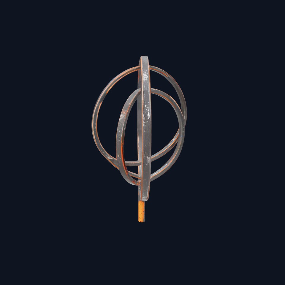 Metal Sculpture Rings Model Pack